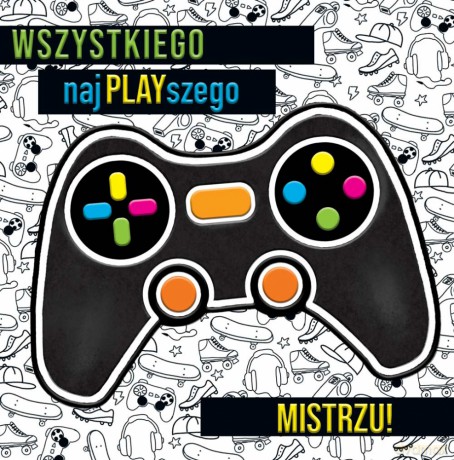 Karnet KW neon tłoczony Pad