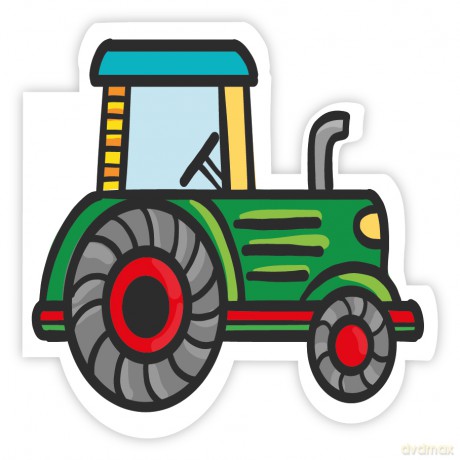 Karnet twarda oprawa traktor