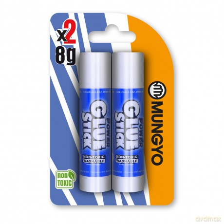 Klej w sztyfcie Mungyo 8 gr 2 szt. blister