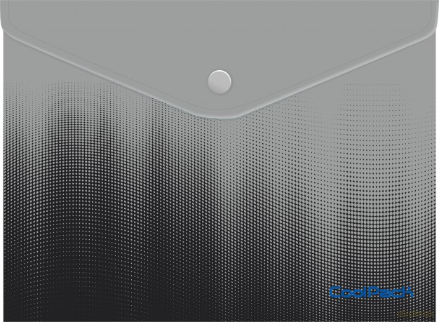 Koperta na dokumenty na zatrzask A4 Coolpack Gradient GREY
