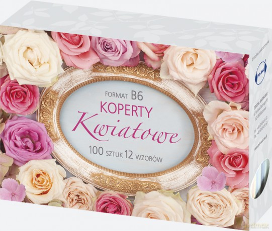 Koperty Pol Mak B6 kwiatowe kb6 ogkw 390