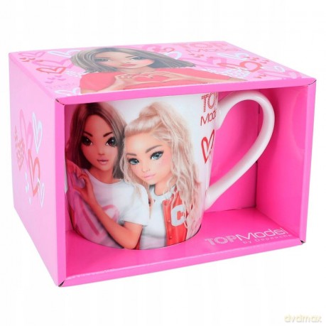 Kubek porcelanowy Top Model OneLove w ozdobnym opakowani 300 ml 12374A