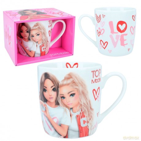 Kubek porcelanowy Top Model OneLove w ozdobnym opakowani 300 ml 12374A