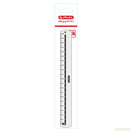 Linijka Herlitz my.pen metalowa 15 cm