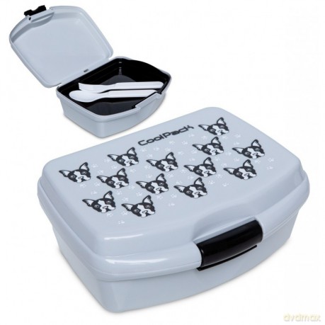 Lunch box Coolpack french bulldogs