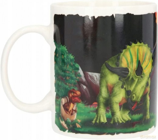 Magiczny kubek Dino zmieniający kolor 320 ml 12119A