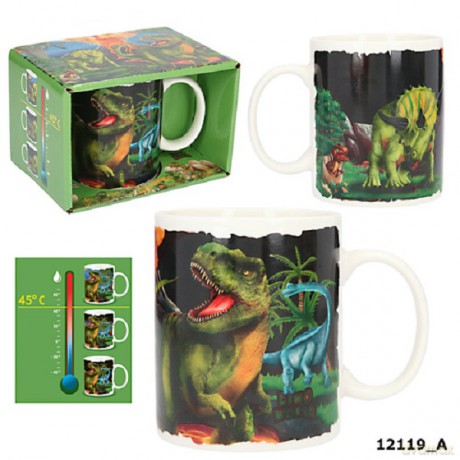 Magiczny kubek Dino zmieniający kolor 320 ml 12119A
