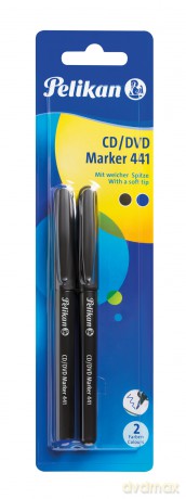 Marker Pelikan CD/DVD 441 2 szt blister