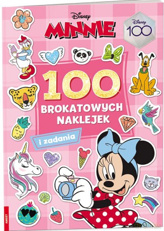 Minnie 100 brokatowych naklejek [KSIĄŻKA]