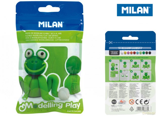 Modelina Milan samoutwardzalna AIR-DRY 100 g zielona jasna