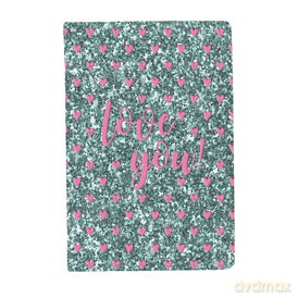 Notes brokatowy A5 studio pets pqd-3692