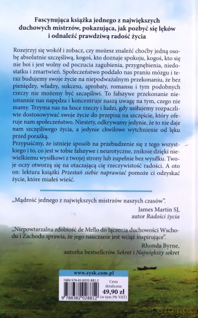 Przestań siebie naprawiać - Anthony de Mello [KSIĄŻKA]