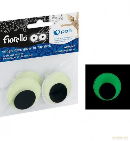 Oczka samoprzylepne fluorescencyjne Confetti Fiorello GR-KE04-40F