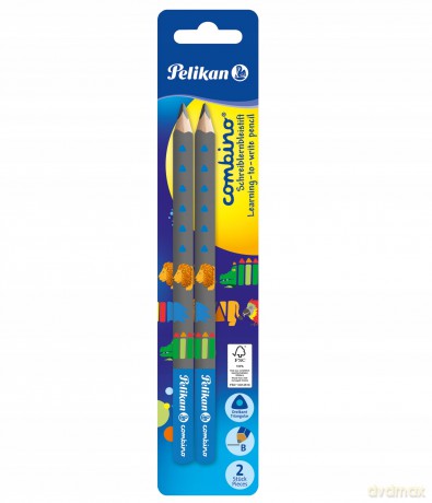 Ołówek combino blue Pelikan 2 sztuki blister