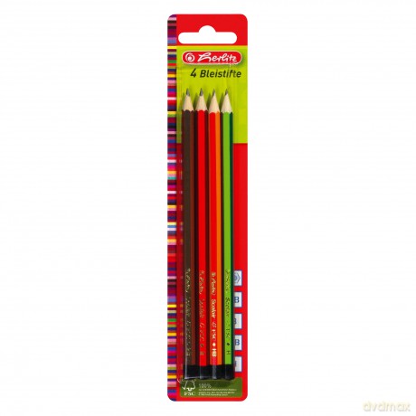 Ołówek scolair Herlitz 4 sztukI blister