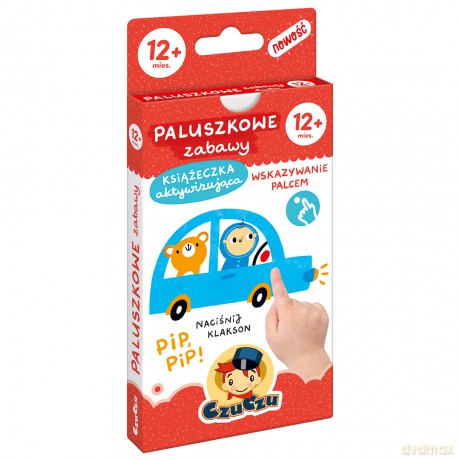 Paluszkowe zabawy dla dzieci 12mies.+ CzuCzu [KSIĄŻKA]