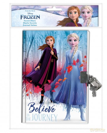 Pamiętnik na kłódkę Frozen WD20948