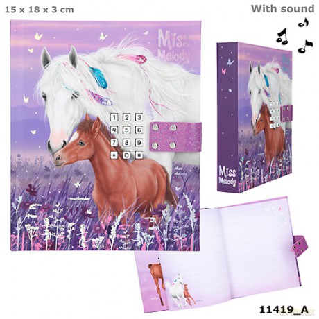 Pamiętnik na kod grający Miss Melody 11419A