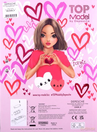 Pamiętnik na kod z dźwiękiem Top Model 12420A