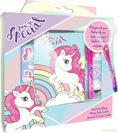 Pamiętnik z magicznym długopisem Jednorożec You're Special KL11012