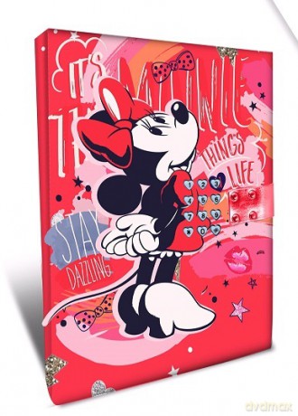 Pamiętnik zamykany na kod Minnie WD21497