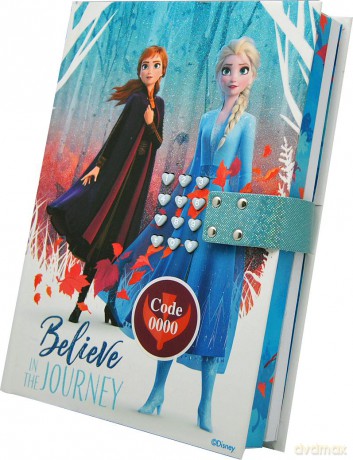 Pamiętnik zamykany na kod z dźwiękami Frozen WD20818