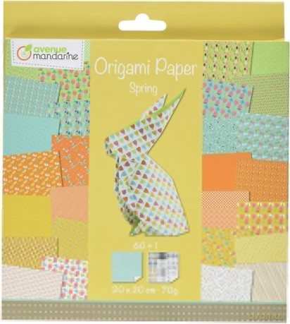 Papier origami 20x20 cm Spring 60 arkuszy