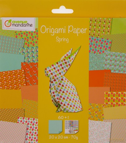 Papier origami 20x20 cm Spring 60 arkuszy