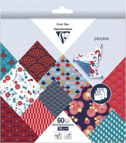 Papier origami Hanayo 3 formaty 60 arkuszy