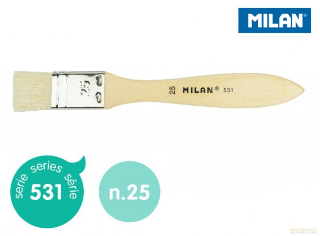 Pędzel spalter szczecinowy Milan seria 531 nr 25 blister