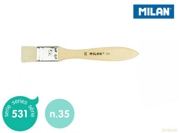 Pędzel spalter szczecinowy Milan seria 531 nr 35 blister