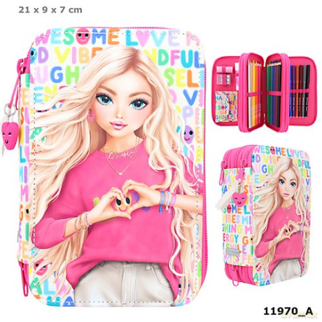 Piórnik 3 komorowy z wyposażeniem Top Model selflove 11970A