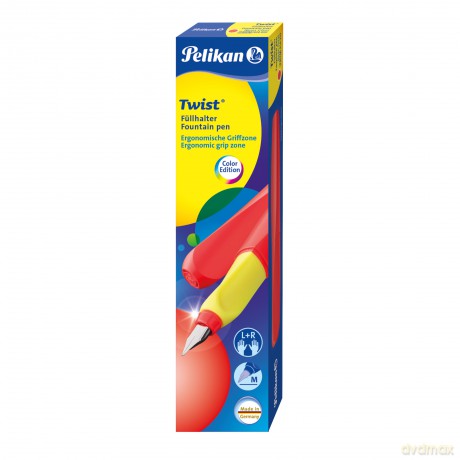 Pióro wieczne Pelikan Twist neon coral
