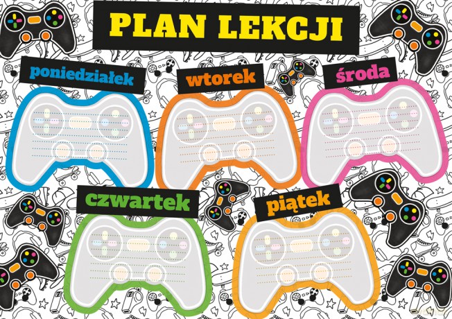 Plan lekcji A5 Pad
