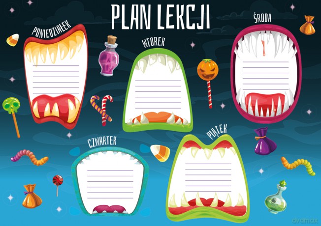 Plan lekcji A5 Wampiry