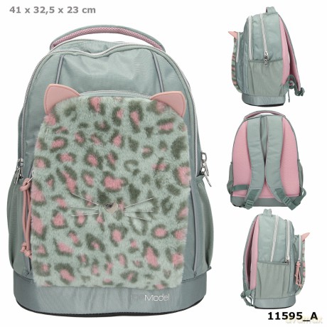 Plecak Leo Love Top Model z futerkiem 11595A
