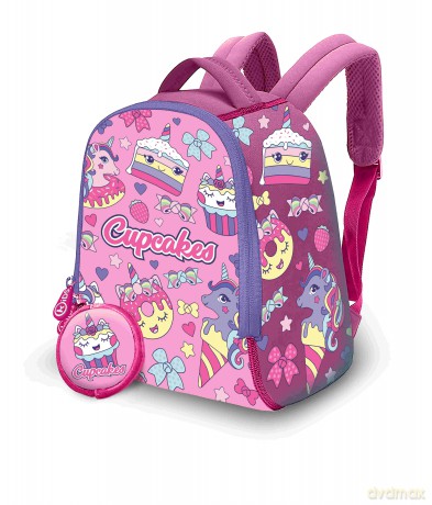 Plecak mały neoprenowy 25 cm Cupcake KL10705