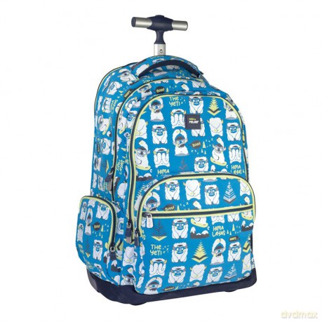 Plecak na kółkach Milan the yeti niebieski 25L