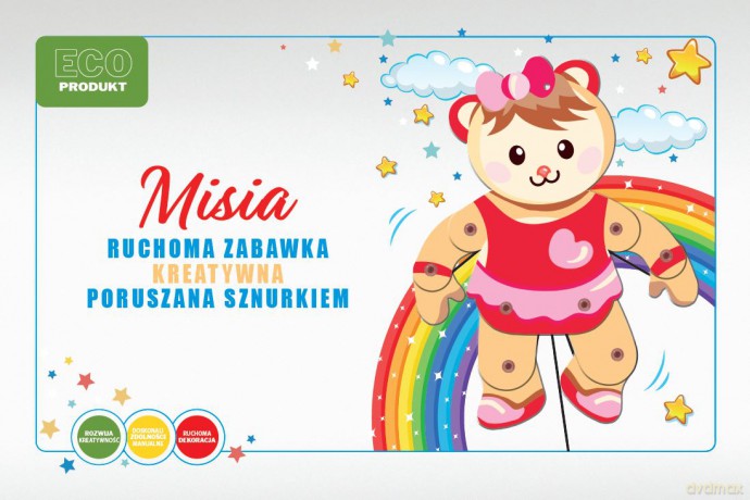 Ruchoma Zabawka Misia