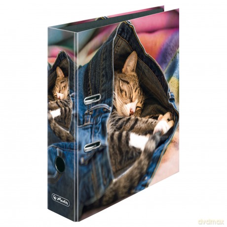 Segregator A4/8cm jeans cat max.file
