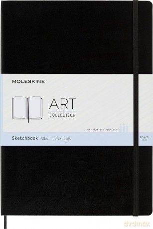 Szkicownik Moleskine A4 (21x29,7 cm) czarny