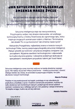Sztuczna inteligencja. Nieludzka, arcyludzka - Aleksandra Przegalińska, Paweł Oksanowicz [KSIĄŻKA]
