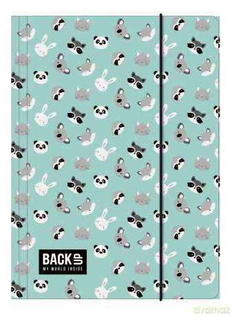 Teczka A4 z gumką BackUP 5 A 11