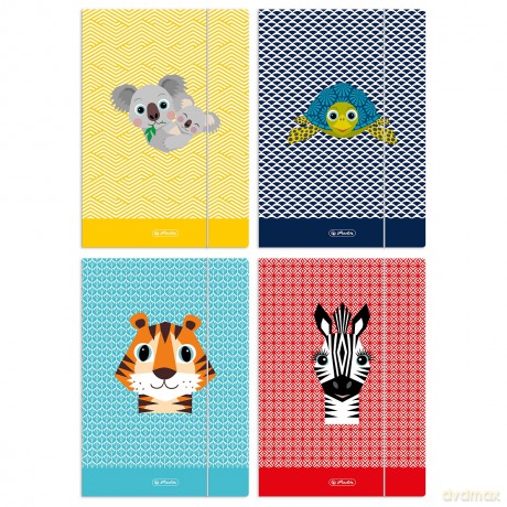 Teczka A4 z gumką Cute animals