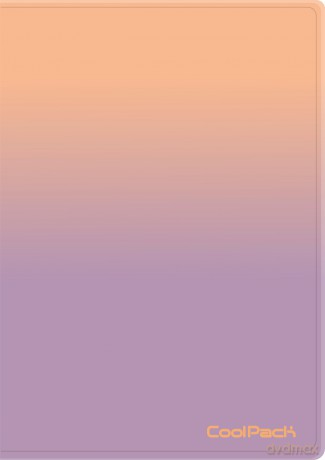Teczka clear book A4 Coolpack Gradient 20 koszulek BERRY