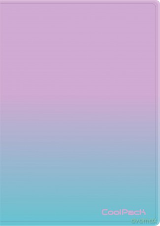 Teczka clear book A4 Coolpack Gradient 20 koszulek Blueberry