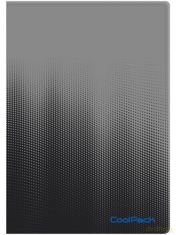 Teczka clear book A4 Coolpack Gradient 20 koszulek GREY