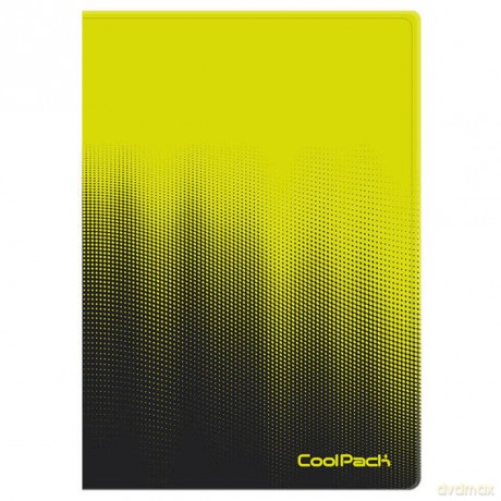 Teczka clear book A4 Coolpack Gradient 20 koszulek LEMON