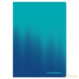 Teczka clear book A4 Coolpack Gradient 20 koszulek OCEAN