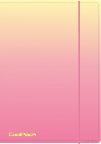 Teczka na gumkę A4 Coolpack Gradient PEACH